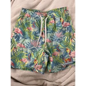 MTV Music Television Graphic Multicolor Mens Adult Logo Swim Shorts Size S